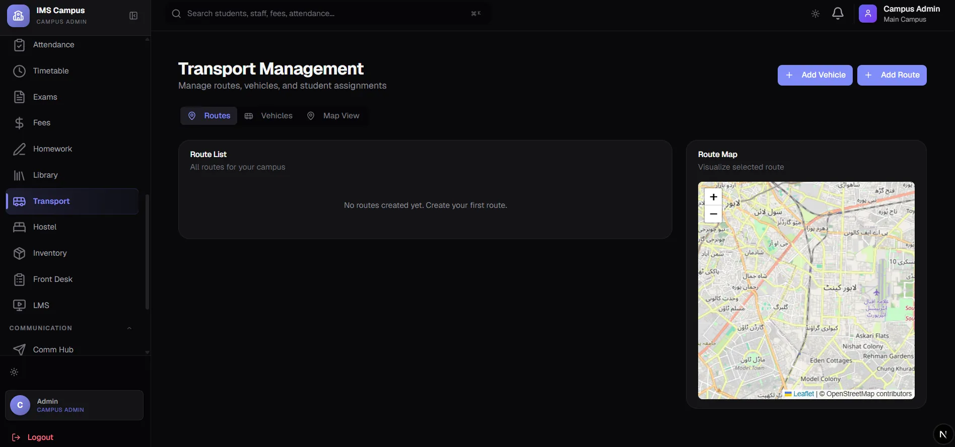 Transport Management